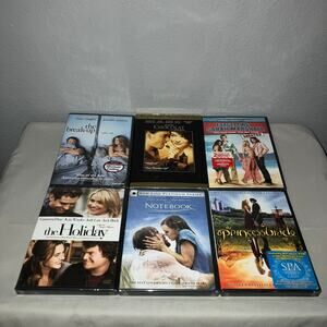 Dvd Sealed New 6 Romantic Comedy Lot 500 Days Of Summer Break-up Notebook